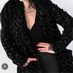 Foxblood Roxie Faux Fur Jacket